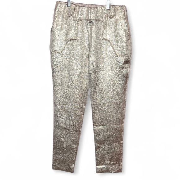 Blue B Collection Pants - Metallic Women's Pants